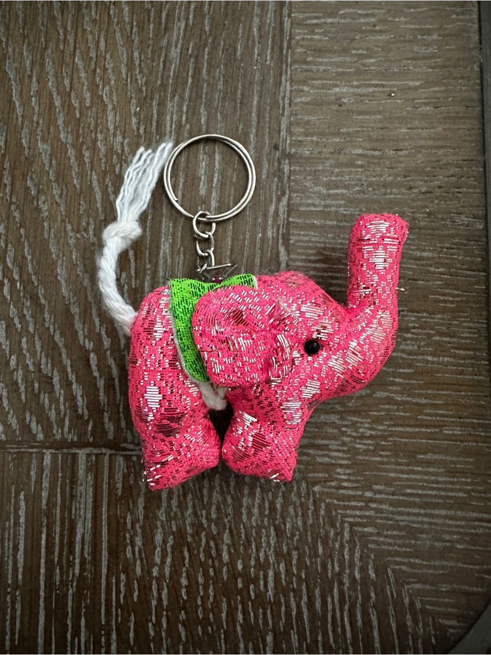 Pink Elephant Keychain - Picture 3 of 3